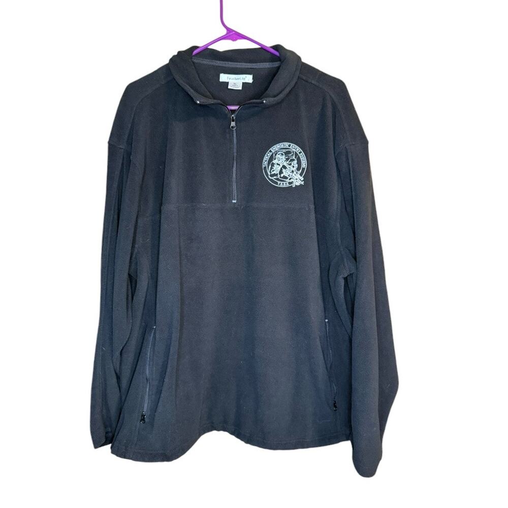 RARE - NWOT Featherlite Tactical TEES Black Fleece Pullover Size XL